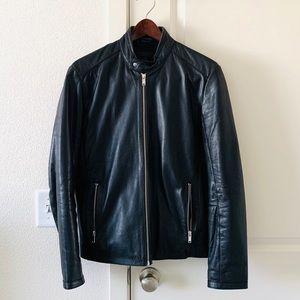ASOS DESIGN Biker Leather Jacket